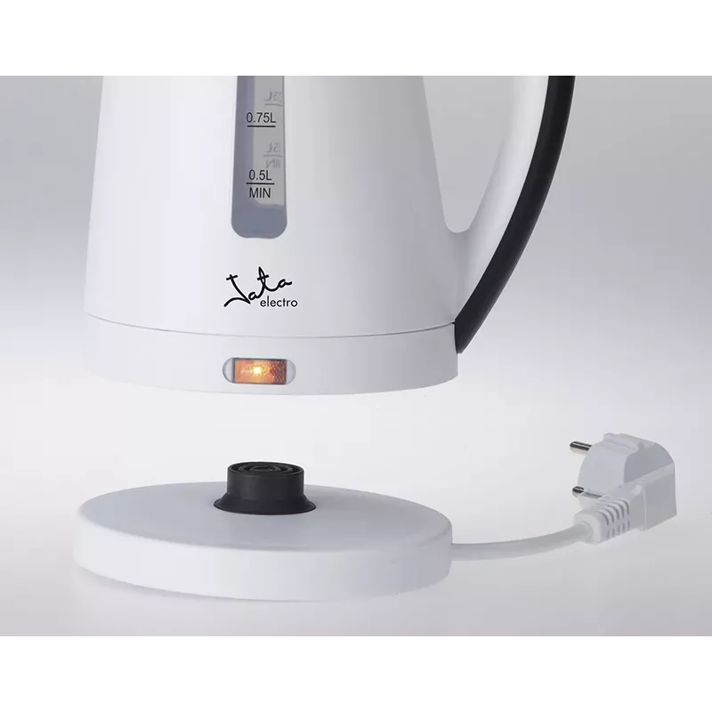 Electric kettle JATA 1 L 2000 W Black White