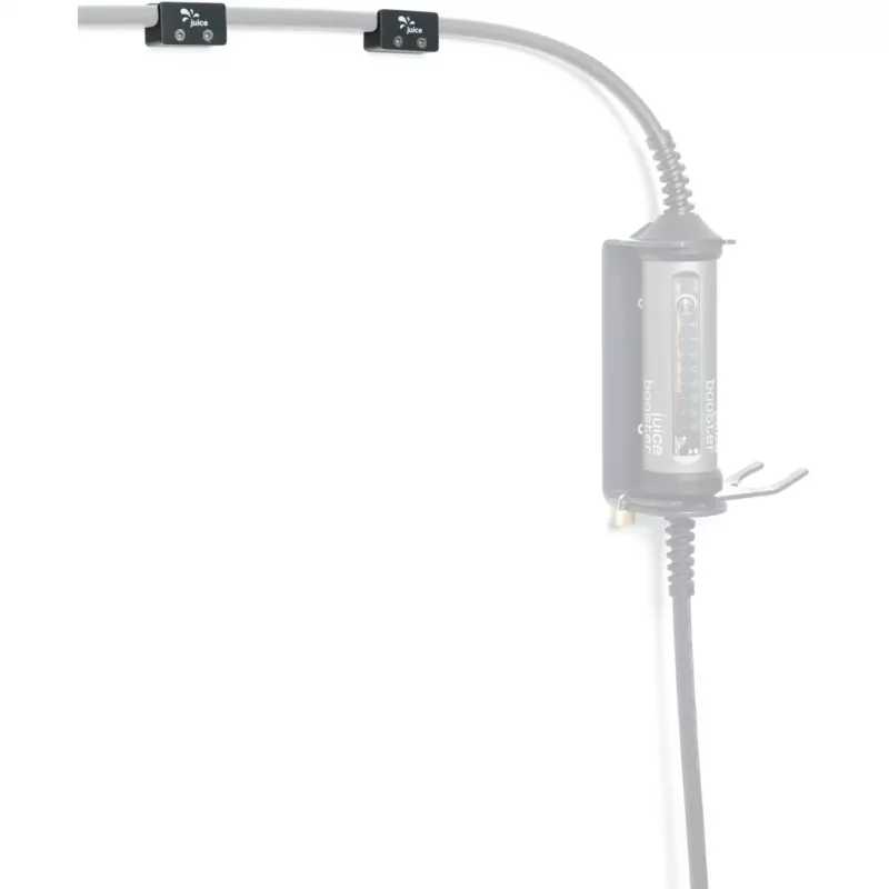JUICE BOOSTER 2 Cable Holder, Cable Management Anthracite, 2er-Set