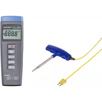 VOLTCRAFT K101 + TP 301 temperature measuring instrument -200 to +1370 °C Probe Type K