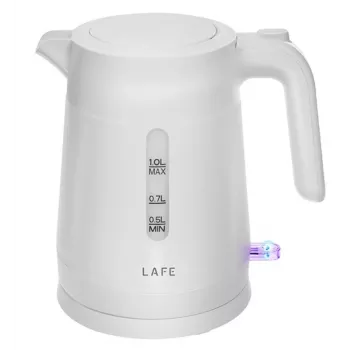 Electric kettle LAFE 1 L 2200 W White