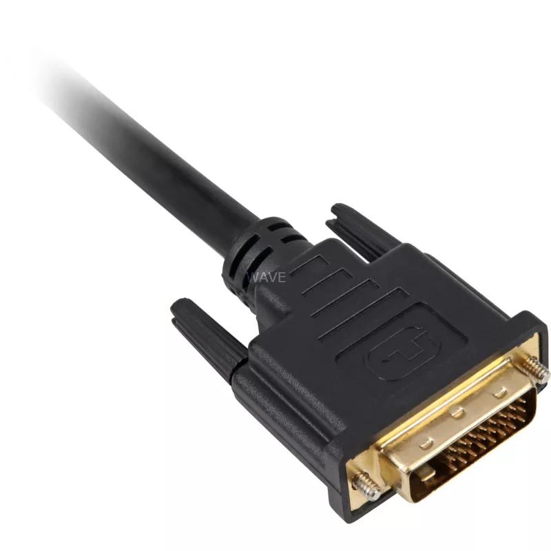 DVI Cable Sharkoon DVI-D/DVI-D (24+1) 1 m