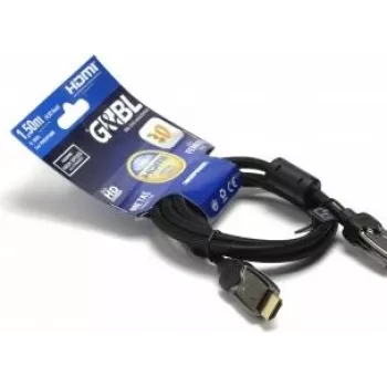 G&BL HDMI Cable with Ethernet, HDMI Male to HDMI Male, 1.5m, Shielded, 4K Support