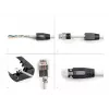 DeLOCK 66903 wire connector RJ-45 Black Metallic Male 25 pcs