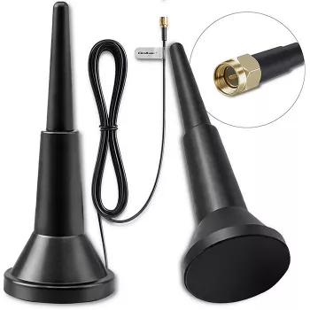 External 4G LTE Antenna QOLTEC 5 dBi 600–2700 MHz SMA Connector with 3 m Cable