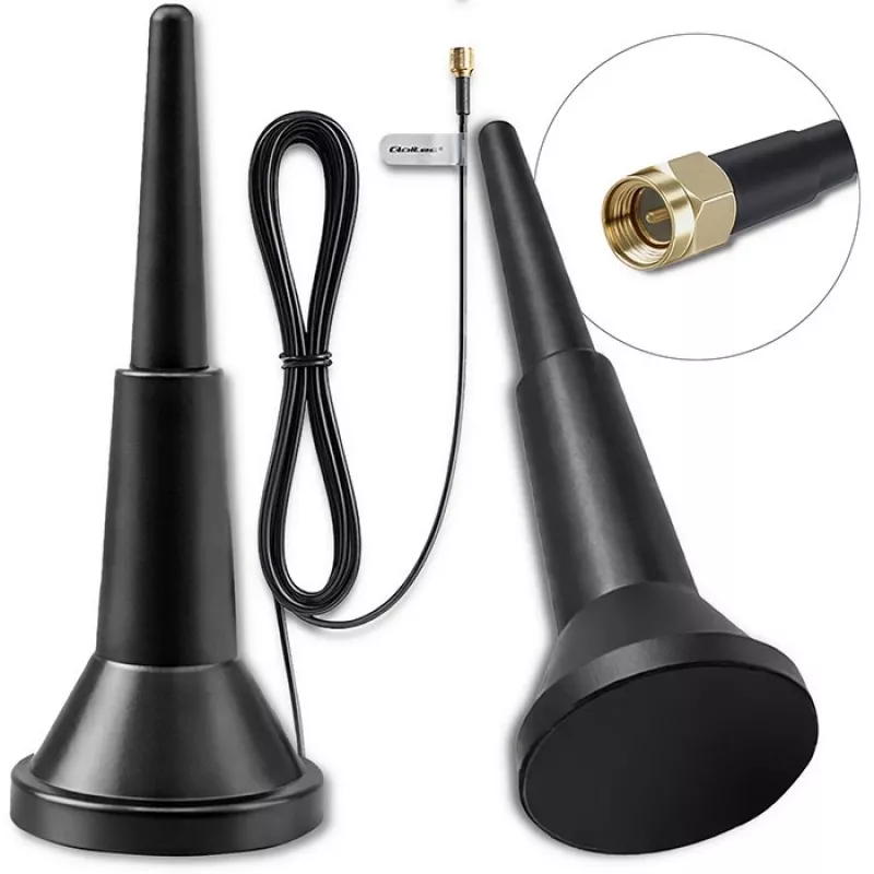 External 4G LTE Antenna QOLTEC 5 dBi 600–2700 MHz SMA Connector with 3 m Cable