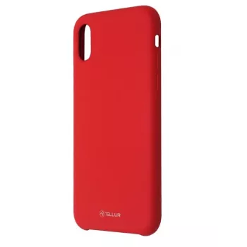 Phone case Tellur Silicone Cover for iPhone XS — Red