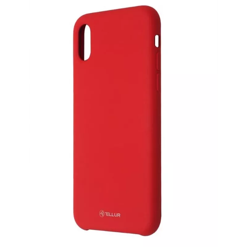 Phone case Tellur Silicone Cover for iPhone XS — Red