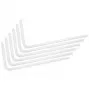 EK Water Blocks EK-Loop Hard Tube 14/10mm acrylic, bent 90 degrees - 80cm, 6 pieces