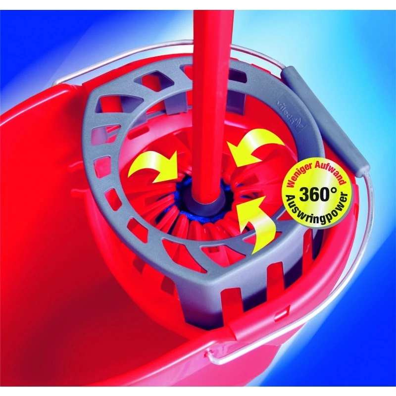 Vileda 152391 SuperMocio Bucket & Torsion Wringer