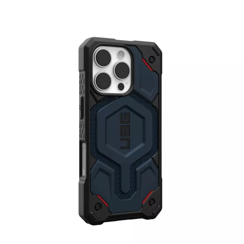 Urban Armor Gear Monarch Pro Kevlar mobile phone case 16 cm (6.3) Cover Black, Blue