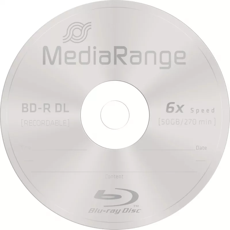 BD-R DL MediaRange MR508 50 GB 25 pcs