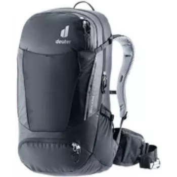 Backpack DEUTER Trans Alpine 32 EL — 32 L, ergonomic riding/commuting pack, black