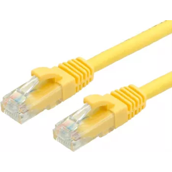 VALUE - Patch-Cable - RJ-45 (M) to RJ-45 (M) - 1.5 m - UTP - CAT 6a - Moulded - Yellow, RAL 1004 (21.99.1482)