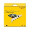 DeLOCK 90760 Internal Network Card 2500 Mbit/s PCI Express Wired