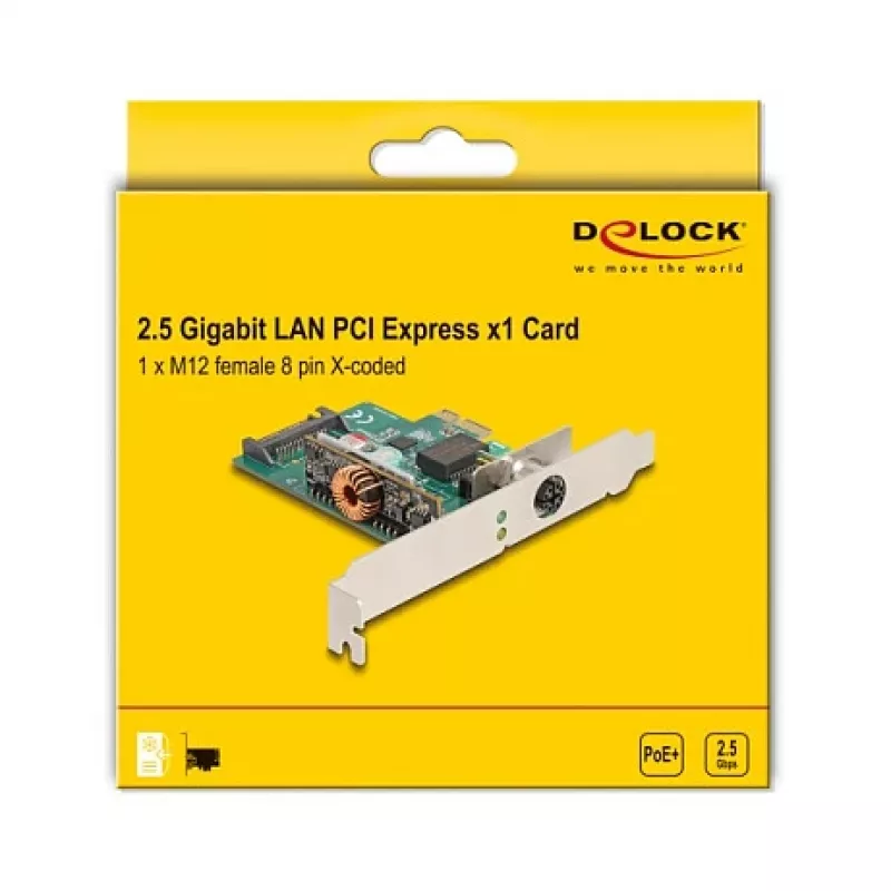 DeLOCK 90760 Internal Network Card 2500 Mbit/s PCI Express Wired