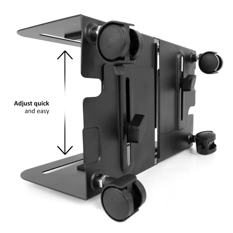 Castor platform MACLEAN MC-851 — castor platform, black, 119×260×128 mm, max load 10 kg