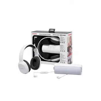 Headphones Toshiba Wireless Audio Triple Pack HSP-3P19 White