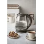 Adler | Kettle | AD 1286 | Standard | 2200 W | 2 L | Plastic/Glass | 360° rotational base | Grey/ transparent