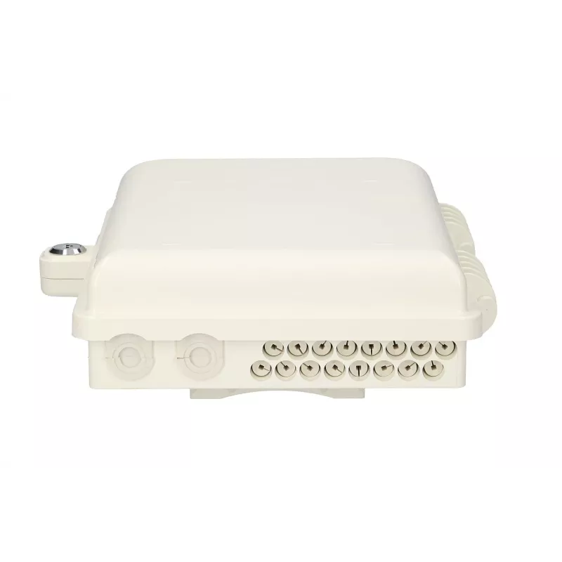 Fiber optic distribution box Extralink Edith 16 core Grey ABS