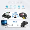 Wireless barcode scanner QOLTEC 50856 — 1D & 2D cordless handheld, USB interface, ABS housing, 170×62×100 mm, 203 g