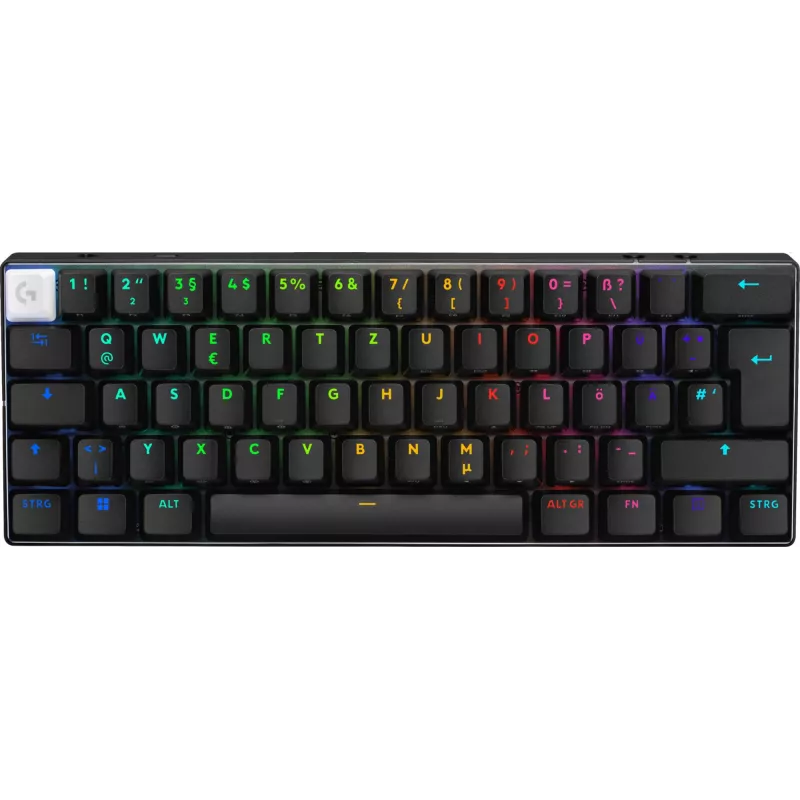 Logitech G PRO X 60 Keyboard Gaming USB RF Wireless Bluetooth QWERTZ German Black
