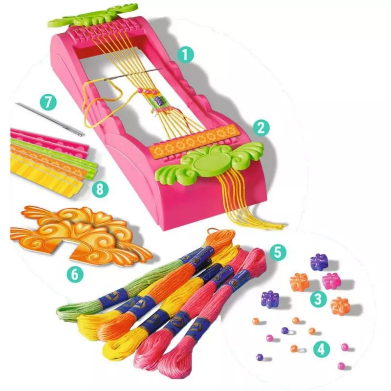 BeCreative Friendship Bracelets, craft set with six different bracelets