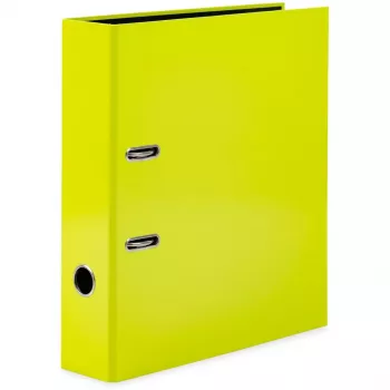 Ring Binder HERMA 20063 A4 Yellow Round Ring 70mm Storage