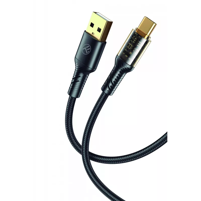 USB Type-C data cable Tellur TLL155711, 3A current, 100 cm, black