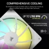 Fan Corsair RS140 ARGB 14 cm White 330-1700 RPM