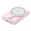 Power bank Vention FHSP0 5000 mAh with wireless charging, USB-C, 3 A output, Pink