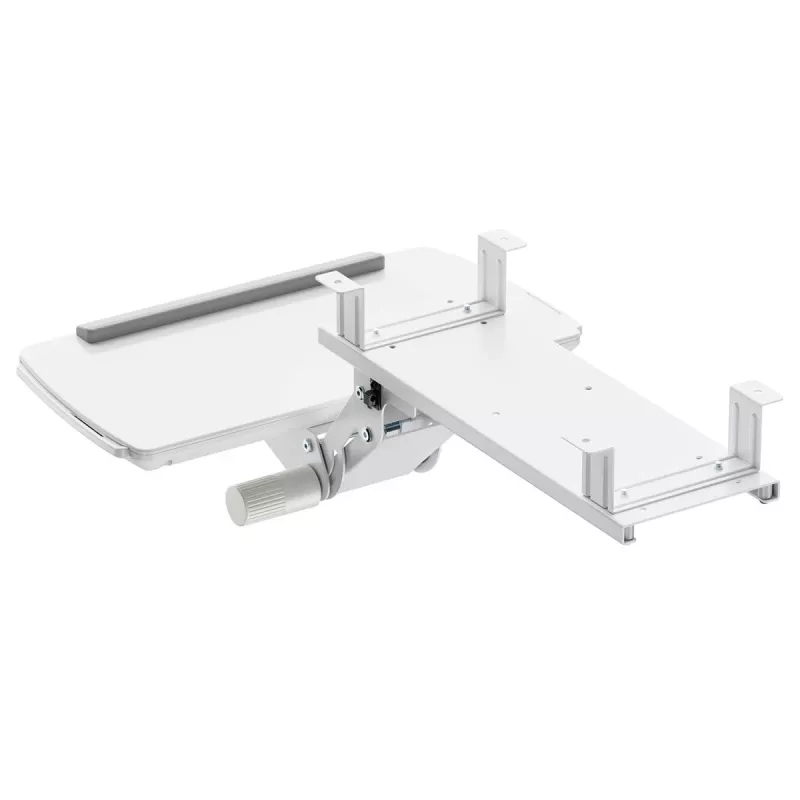 Keyboard holder MACLEAN MC-156 W — adjustable under-desk tray, max load 5 kg