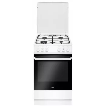 Freestanding cooker Amica SHM51071W Electric Gas White 4 Gas Zones 63L