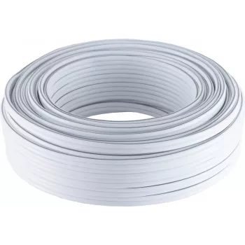 Speaker cable ShiverPeaks 06-21506, 2.5 mm², 50 m, CCA, white