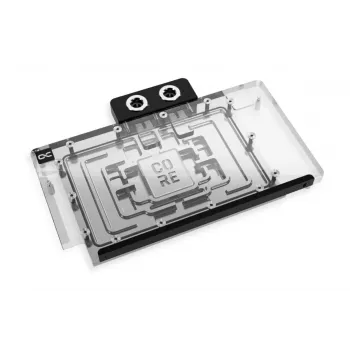 Backplate Alphacool 10269 Acrylic Aluminium Chrome Copper Nylon Black 155.5x235.9x34mm