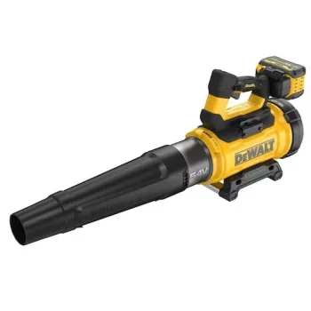 Handheld leaf blower DeWalt DCMBL777X1-QW — brushless motor, 21.5 m³/min, 258 km/h, 9 Ah battery, 3 speed settings, 3.2 kg