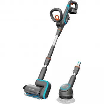 battery multi-cleaner AquaBrush Universal 18V P4A, hard-floor cleaner Grey/turquoise, Li-Ion Battery 2,5Ah P4A, POWER FOR ALL ALLIANCE