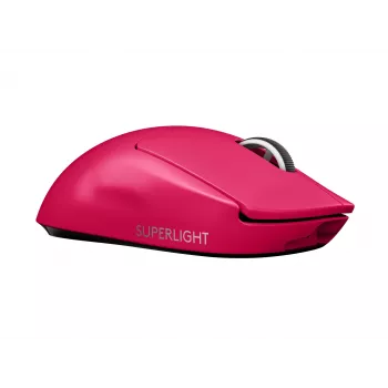Logitech PRO X SUPERLIGHT Wireless Mouse MAGENTA Mouse (910-005957)