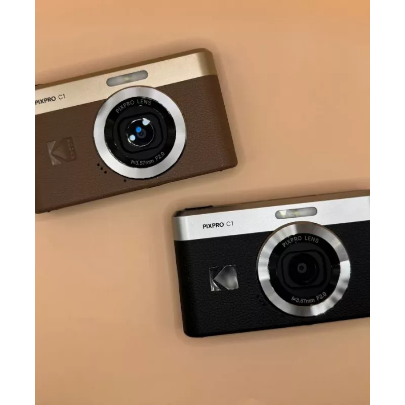Kodak PIXPRO C1 Compact Camera black – 13 MP CMOS – Full HD – 2,8 Flip-LCD