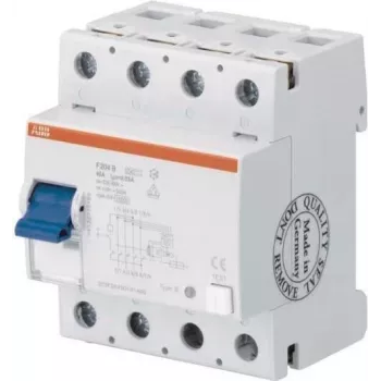 ABB STOTZ-KONTAKT Residual-Current Circuit Breaker 4P,TypB+,40A,30mA F204B+40/0,03 (2CSF204701R1400)