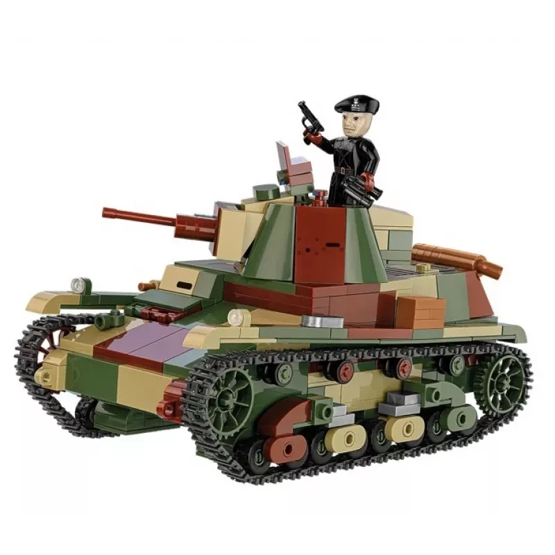 Cobi Building Blocks Light Tank 7TP model, 669 pieces, COBI-2661
