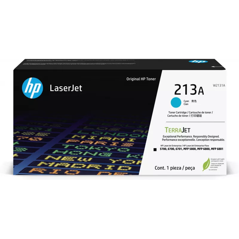 Toner HP Toner 213A W2131A up to 3000 pages Cyan