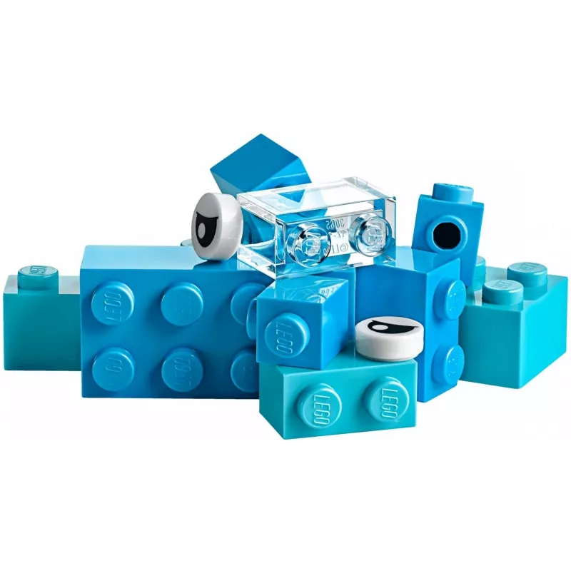LEGO 10713 Classic Creative Suitcase Toy Storage Case with Fun Colourful Building Bricks Gifts for 4 Plus Year Old Kids Boys & Girls Single