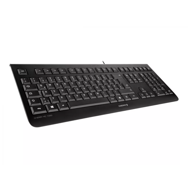 Cherry KC 1000 - Keyboard - Nordic - Black