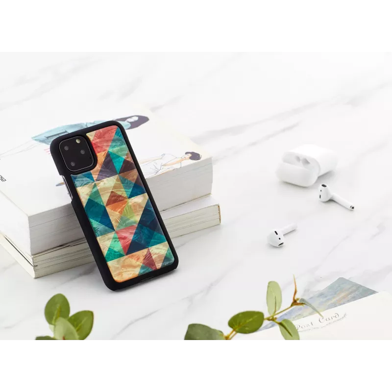 Smartphone case iKins for iPhone 11 Pro — mosaic black protective cover