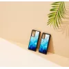 Protective case iKins for Samsung Galaxy Note 20 — blue lake and black, slim cover
