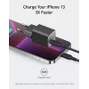 Indoor AC Charger Anker 511 Nano 3 — 30W, 1× USB-C, 100–240V, Black