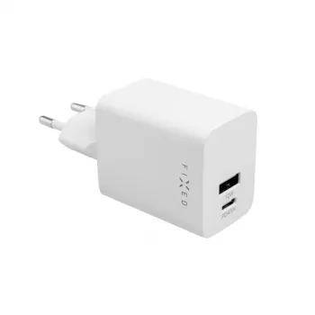 Travel charger FIXED Fixed Mini USB-C/USB 45W — compact dual-port charger with USB-C and USB-A