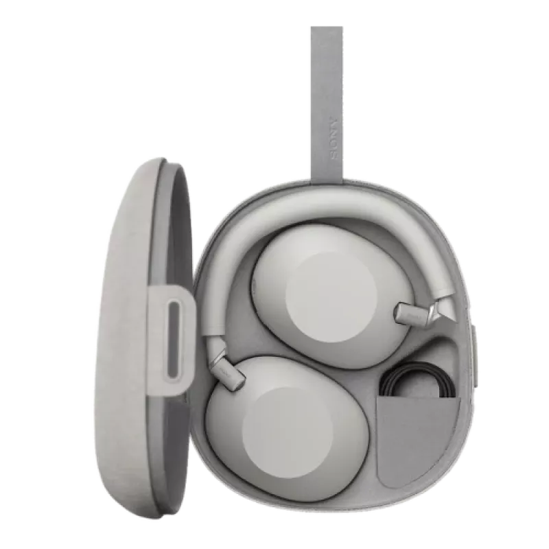 Wireless headphones Sony WH-1000XM6 — noise cancelling, Bluetooth, Platinum Silver
