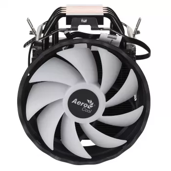 CPU Cooler AEROCOOL PGS Rave 4 FRGB 120mm fan, 4 heat pipes, ARGB, 120×25 mm, 1800 RPM, 12 V, 0.5 A
