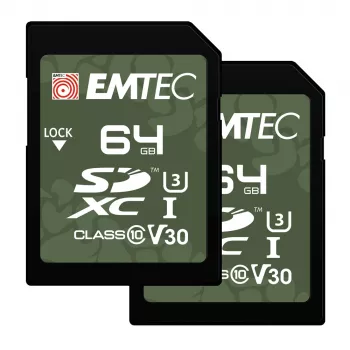 Flash memory Emtec 64GB UHS-I U3 V30 Outdoor ECMSD64GXCU3ORP